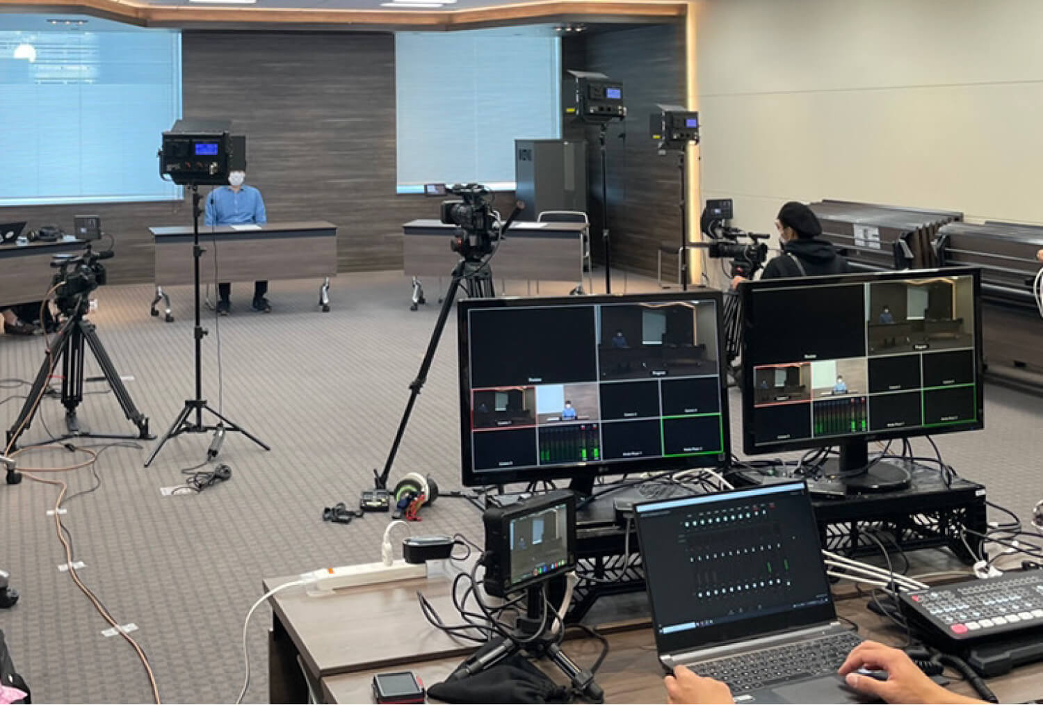 ウェビナー&オンラインイベント配信サポートサービススタジオ